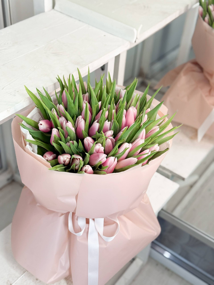 Flower Bouquet «Spring Grace» (51 тюльпан)